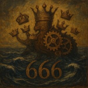 Prophetic diagram mapping the beasts of Daniel and Revelation to modern geopolitical power structures.