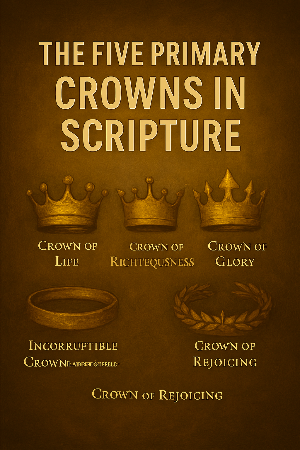 The Five Primary Crowns in Scripture