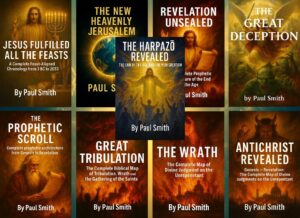 Promotional KDP Select background featuring all nine Refined Church book covers