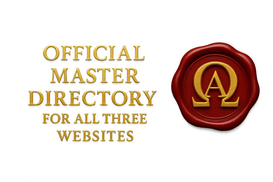 Master Directory Seal – 3D Gold & Royal