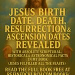 Jesus Fulfilled All The Feasts, birth, death, resurection