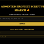 Anointed Prophet Scripture Search Interface