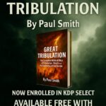 Great tribulation advert banner backround with text w